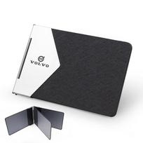 Leather Car Logo ID Document Holder Card Cover For Volvo EX30 XC60 XC40 V60 V40 XC90 XC70 V50 S60 V70 S90 Olestar AWD S80 T6 V90