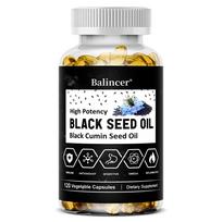 Black Cumin Oil (Nigella Sativa) 500 Mg Dietary Supplement, 120 Softgels Per Bottle 120 Capsules