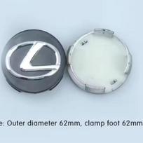 Interior Stickers 4Pcs 62mmCar Styling Wheel Center Cap Hub Replaced Covers For Lexus IS250 IS200 CT200h GS300 LS430 RX450h LX57 juoda