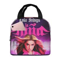 Spanish Lola Indigo Insulated Lunch Bag for Women Children Portable Food Boxes Thermal Lunch Box Tote One Size