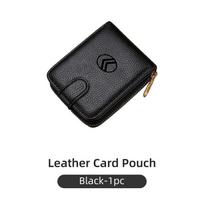 Litchi Texture Accordion Card Holder For Citroen C4 C3 C5 C1 C2 Berlingo Celysee Cactus Picasso Aircross