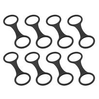 8 Pack Diving Snorkeling Mask   Easy to Use   8 Connector Tube Retainer   for   Snorkel