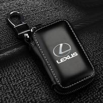 1 vnt. Odinė raktų piniginė Automobilio raktų krepšys Daugiafunkcinis raktų dėklas Automobilio aksesuarai Lexus RX 300 IS 250 300 GX 400 460 UX 200 NX LX juoda