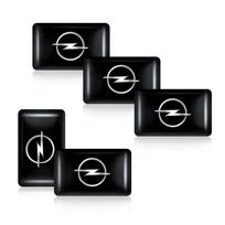 5/10/20/50Pcs Car Epoxy 3D Emblem Stickers Decal Decoration for Opel Astra H Insignia Antara Ampera Mokka Zafira Corsa Vauxhall