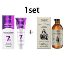 Oralhoe Oral Coconut Mouthwash Oralhoe tooth stain Cleaning Toothpaste  Toothpaste + mouthwash oral hygiene kit