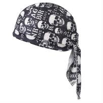 Paisley Print Hijab Caps Breathable Adjustable Pirate Hat Quick Dry Elastic Cycling Head Wrap Outdoor Activities