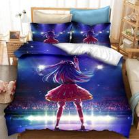 Anime OSHI NO KO 3D Printing Bedding Set Duvet Covers Pillowcases 2/3 Piece Comforter Bedding Sets Bedclothes Bed Home Textiles 135x200cm