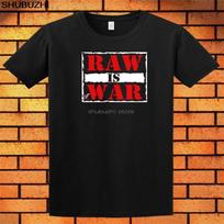 Monday Night Raw Is War WWF TShirt Unisexs Black White New Shirt Cool Casual pride t shirt Unisex Unisex New Fashion tshirt sbz6106 S