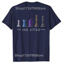 Funny BJJ Brazilian Jiu Jitsu Chess Belt Fighter Tshirts Unisex Womens Fashion Casual Tshirt 100 Cotton Loose Oversized T Shirt S