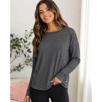 Avia Long Sleeve Drop Shoulder Soft French Terry Tee for Women. NWT. XS (0-2). 4XL