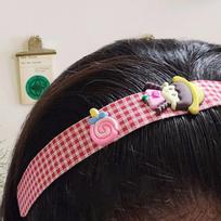 Band hair stray hairs Velcro hair
