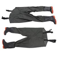 Neperšlampamos žvejybos kelnės su batais vyrams vandens darbams gray