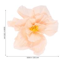 10Pcs Crepe Paper Flowers Wedding Party Decorations Home DIY Romantic Large Paper Floral Arrangements Wedding Wall Decoration 20.5X20.5X7.5CM