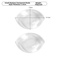 Silicone Inserts Breast Pads Invisible Padding Bust Enhancer New Breast Pads  for Bikini Swimsuit Clear-small