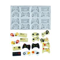 Mini Gamepad Silicone Mold Game Controller Pendant Epoxy Molds DIY Resin Keychain Creative Gypsum Mold Making Supplies