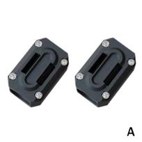 Visiems motociklų buferio variklio apsaugos blokams bendras 22/25/28 mm transporto priemonės avarijos tikslas R8O2 Black-2pcs