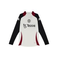Adidas Aeroready Manchester United Football Series Comfortable Casual Training Pullover Long Sleeve T-Shirt Men Tops Han-Jade-White Black JE3745 XS