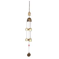 Hanging Ornament Good Luck Feng Shui Color Bells Wind Chimes China Home Decor(Leaves)