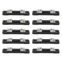 10Pcs/Set 75mV DC Current Meter Shunt Resistor for Test Equipment Digital Analog Ammeters 50A