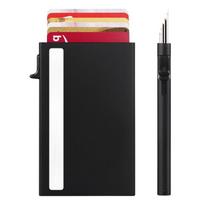 Men's Aluminum RFID Anti-Theft Card Holder & Document Storage