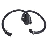3OZ Oil Catch Can Aluminum Alloy Filter Air Oil Separator Catch Can Kit with Hose for Expedition 3.5L EcoBoost 2018 to