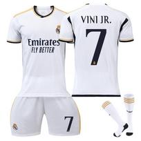 23/24 Nauji Madrido Real namų futbolo treniruočių marškinėlių komplektai (Nr. 7 VINI JR.) 110