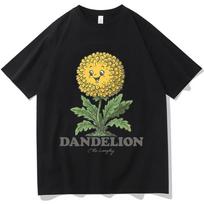 2026 Ella Langley Dandelion T Shirts Vintage Pure Cotton Casual Streetwear Fashion Unisex High Quality Aesthetic  Clothes S juoda