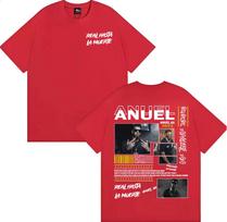 Anuel AA Real Hasta La Muerte Tour 2025 T Shirt Unisex Women Casual Cotton High Quality Tshirts Fashion Vintage Tshirt Streetwear S