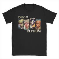 Disco Elysium Game Fans Merch Unisex T Shirts Pure Cotton Tee Printed  Tops Tshirt S