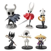 6pcsSet Game Hollow Knight Silk Song Action Figure Toy Collectible PVC Model Doll Fans Christmas Gift