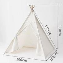 Portable Kid Tent 1.6M1.3M Children's Play House Wigwam Teepee Tipi Toddler Ball Pit Castle Play Room for Girls