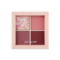 Revlon Dazzle Eyeshadow Quad 003 Vintage Rose. Color image: Bordeaux Pink. Developed in Japan. Eyeshadow 3.0g.