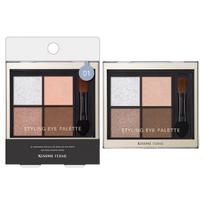 Kiss Me FERME Styling Eye Palette 01 Maison Beige Eye Color Palette - Glossy, Clear Color Payoff