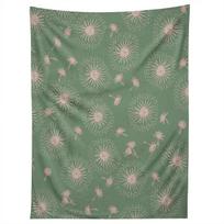 MAKE A WISH DANDELION PATTERN tapestry 75x100 juoda