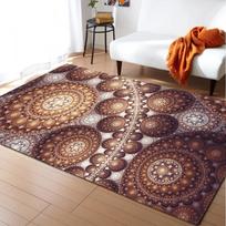 Home Persian Style Area Rug High Abstract Flower Art Carpets for Living Room Bedroom Anti-Slip Floor Mat Kitchen Tapetes De Sala 40x60cm