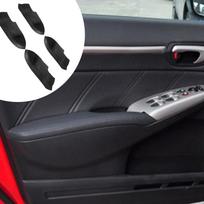 Perfect For Honda Civic 8th Gen Sedan 2006 2007 2008 2009 - 2011 PU Leather Car Interior Door Armrest Panel Cover Sticker Trim For 2006-2011 juoda