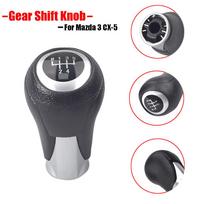 Car Manual Transmission Gear Shift Knob Shifter Lever Stick Arm Headball For Mazda 3 2013-2017 Mazda CX-5 2013 2014 2015 2016 5 Speed