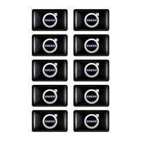 10Pcs 3D Epoxy Car Emblems Decor Stickers Auto Styling Accessories For Volvo Rdesign S80 V40 V50 V60 V70 S80L XC60 XC90 S40 xc50