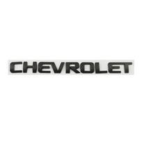 19cm lydinio automobilio galinės bagažinės emblema raidės lipdukas Chevrolet AVEO COLORADO LACETTI MALIBU ORLANDO CAPTIVA SILVERADO TRAX juoda