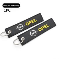 For Opel Zafira Meriva Mokka Vivaro Vectra Antara Ampera Car Logo Embroidery Cars Backpack Key Holder Keychain Auto Accessories