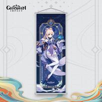Magnificent Genshin Nahida Wall Scroll Poster Vibrant Colorful Decor 25x70cm Sangonomiya Kokomi