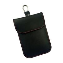 Genuine Leather RFID Blocking Car Keys Case Versatile Storage Zipper Closure Anti-Theft Key Protector Coin Purse Retro juoda