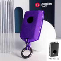 Alcantara For Volvo S90 S60 XC60 XC40 V60 V90 Car Key Case holder Cover Shell Suede Keychain Remote Protector Accessories