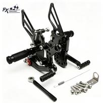 2025 2024 For Kawasaki Ninja 400 Ninja400 Z400 2018-2021 2022 2023 Footpeg Footrest Rearset Foot Peg Rear Set Pedal Accessories juoda