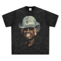 Avatar Loose Top Rodman Vintage T-Shirt Printed Short Sleeve Dennis Star Character Heavy S