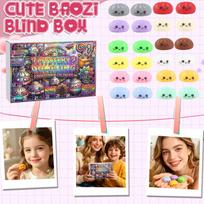 Mystery Dumpling Countdown Calendar with 24 Dumpling Toys Advent Calendar for Kids Collectible Set Gift Box One Size