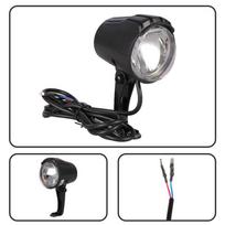 Shockproof 6V Electric Bicycle Headlight IPX6 Waterproof LED Bike Headlight Lamp ABS Durable Bicycle Light Electric Bike