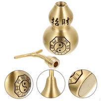 Gourd Feng Shui Figurine Spring Festival Gift Small Tabletop Ornament for Office Bookshelf