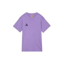 Nike ACG Mažas logotipas Laisvalaikio trumpomis rankovėmis marškinėliai Vyriški viršutiniai drabužiai Atominės mėlynos, violetinės, juodos spalvos BQ7343-583 S white