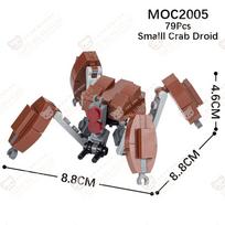 Filmų serija Krabo droidas MOC Konstruktoriai Mokslinės fantastikos mūšio robotas Veiksmo figūrėlės modelio dekoracija „Pasidaryk pats“ surinkimo kaladėlės Žaislai vaikams